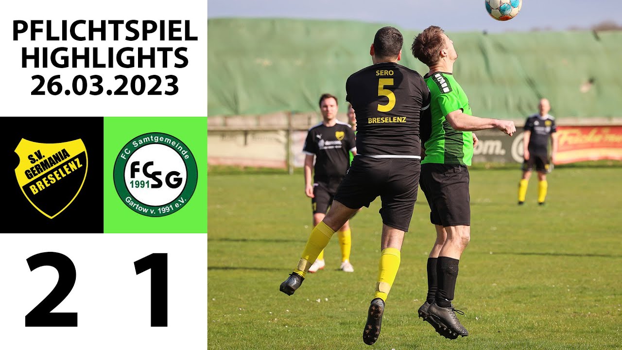 Neujahr fliegt, Germania siegt: SV Germania Breselenz - FC SG Gartow II