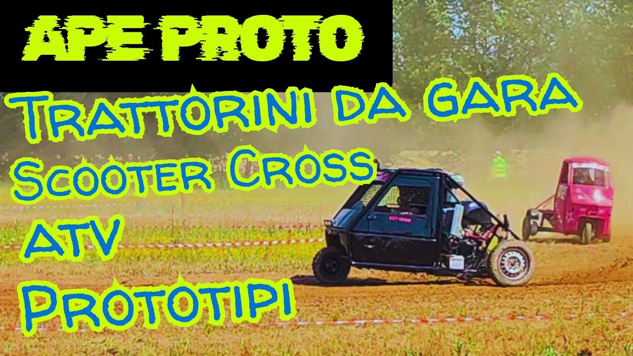 Ape Proto , Scooter Cross ,Trattorini Race  Quad con ASD EAT THE DUST , 1 maggio 2025 Resana TV 