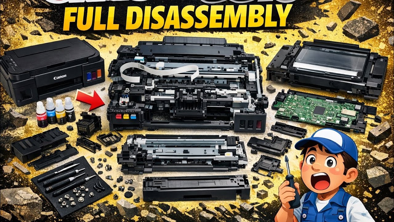 How to disassemble canon g2000 g3000 g3010 g2010 printer #canon