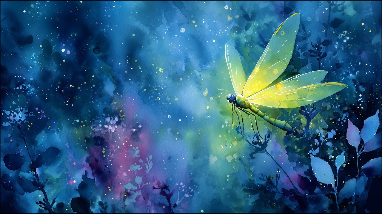 Visual Poems | A Quiet Watercolor Garden for Healing