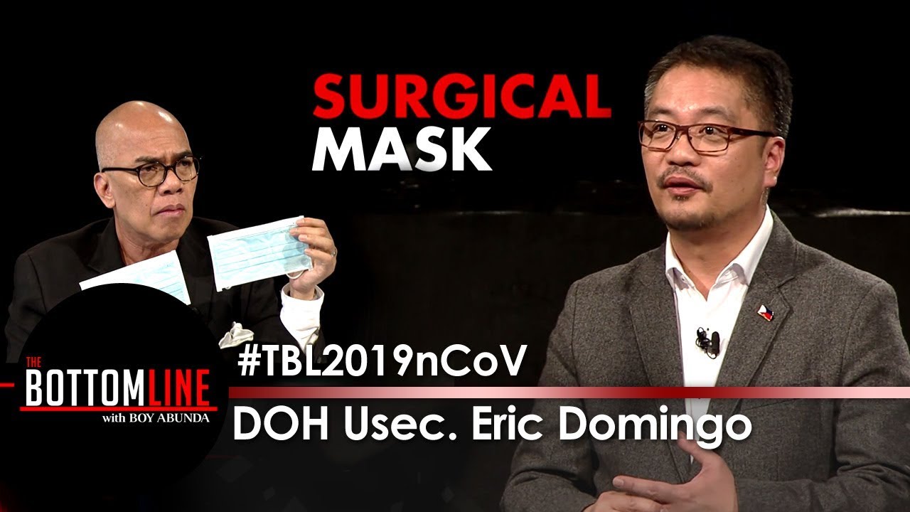 DOH Usec. Eric Domingo differentiates face masks | The Bottomline