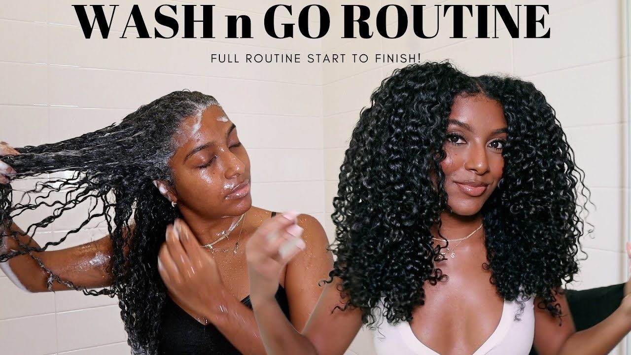 MY CURLY HAIR ROUTINE | START TO FINISH