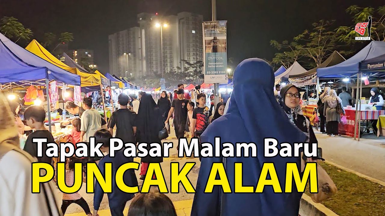 Tapak Pasar Malam Baru Puncak Alam Lagi Panjang Dari Tapak Sebelum Ini
