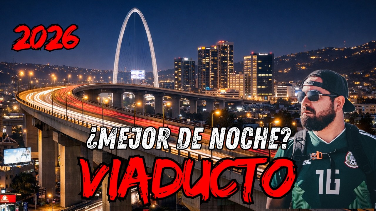 Viaducto Elevado de noche | ¿fluye mejor el tráfico?