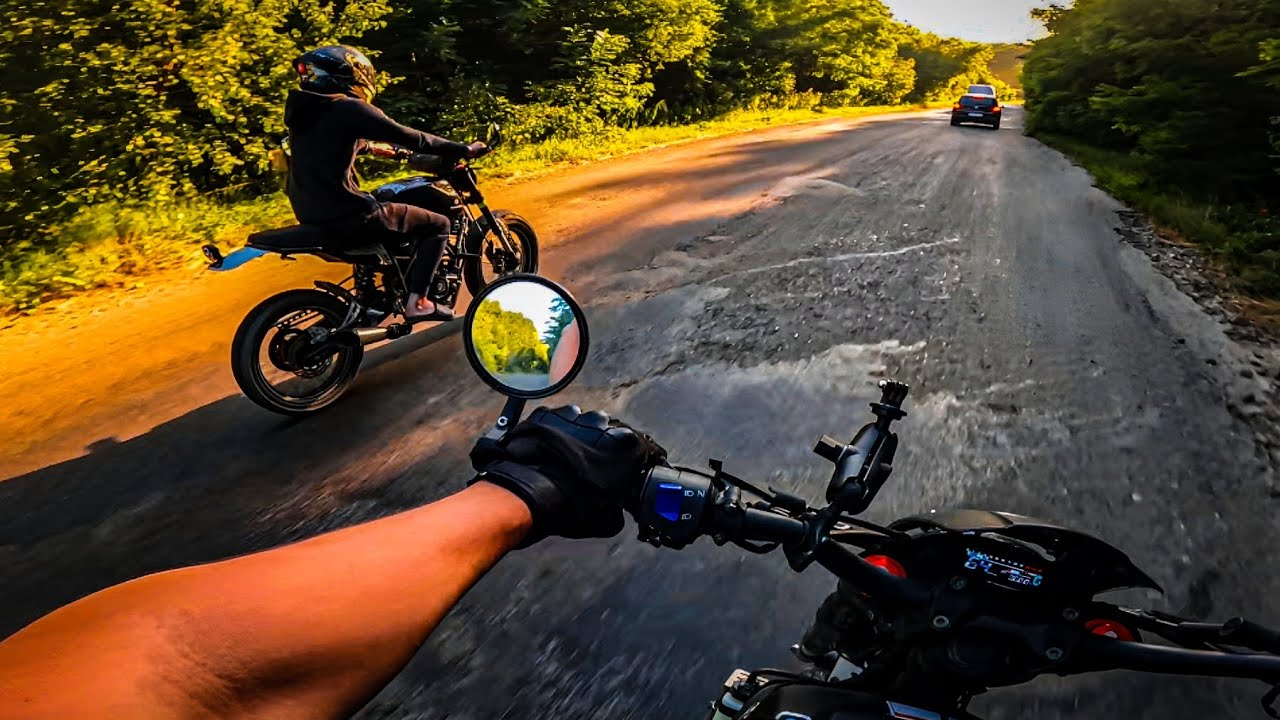 ЇДЕМО В ДРУГЕ СЕЛО ПО МОТОЦИКЛ