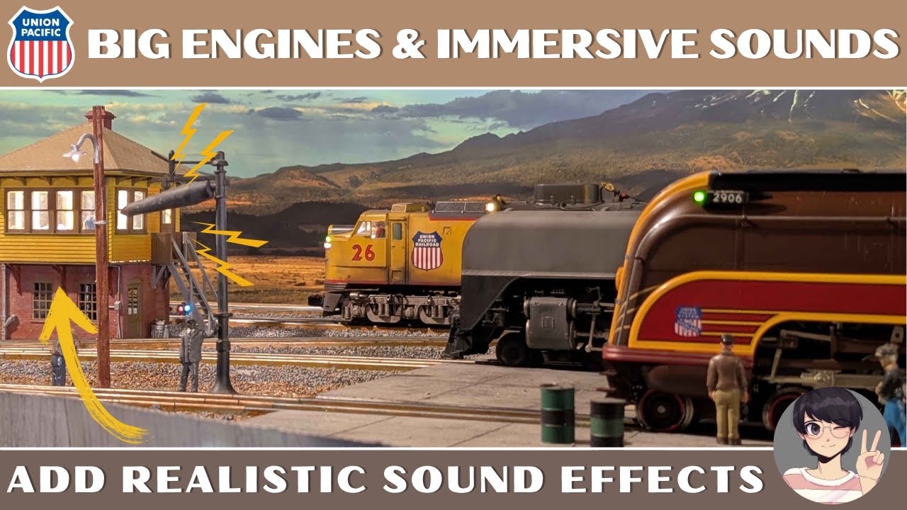 Big Engines & Immersive Sounds | O Gauge Layout Update
