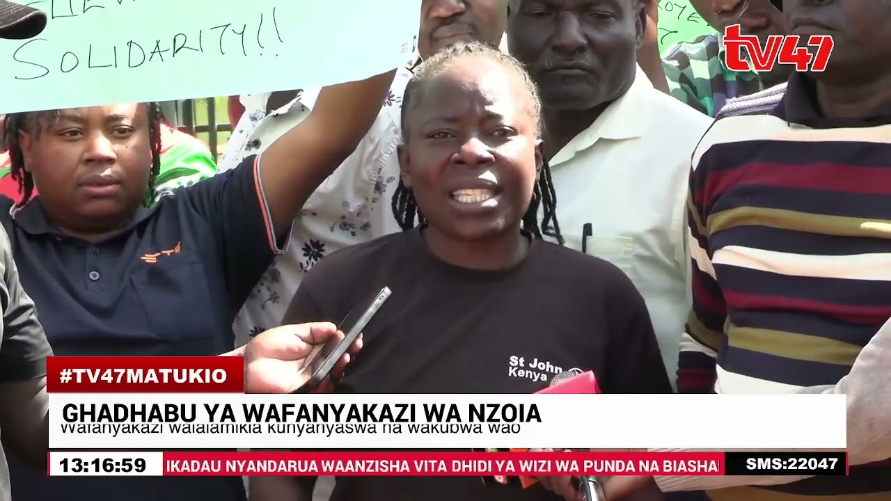 Bungoma: Wafanyakazi wa Nzoia waandamana kudai malipo ya bilioni 10