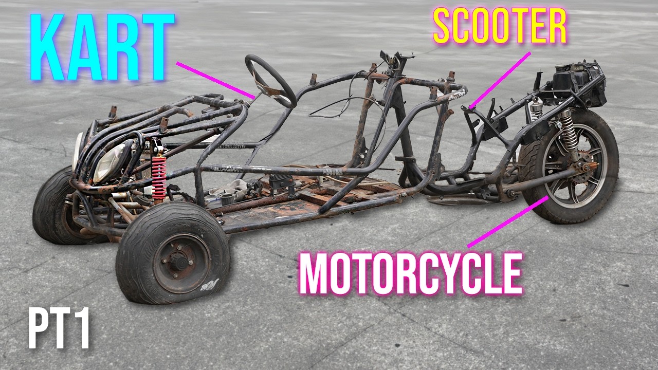 Let's Build a REVERSE TRIKE from a GO-KART!