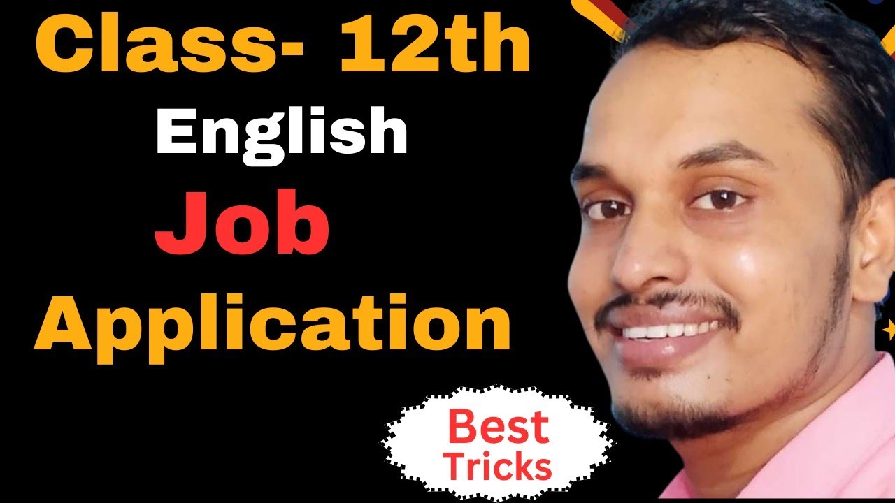 Job Application | How to Write | Class-12th English Online Tuition by Shyam Sir