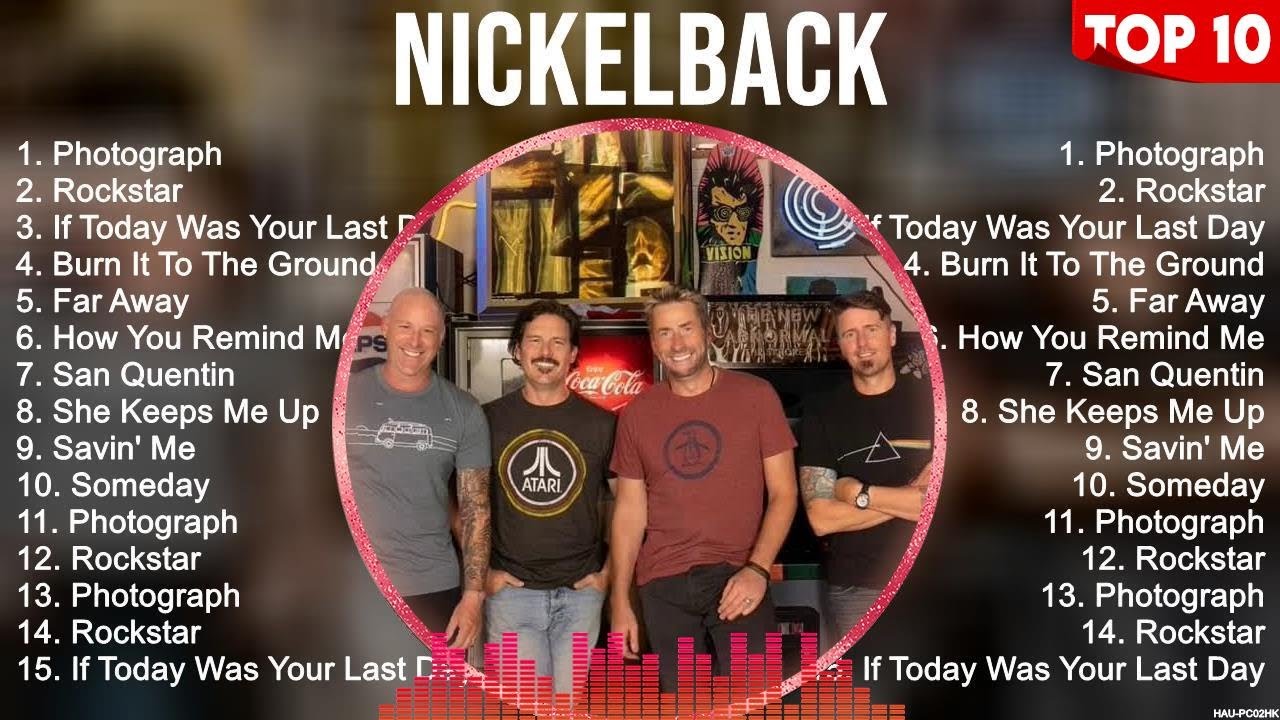 Nickelback Greatest Hits 2023 Collection   Top 10 Hits Playlist Of All Time