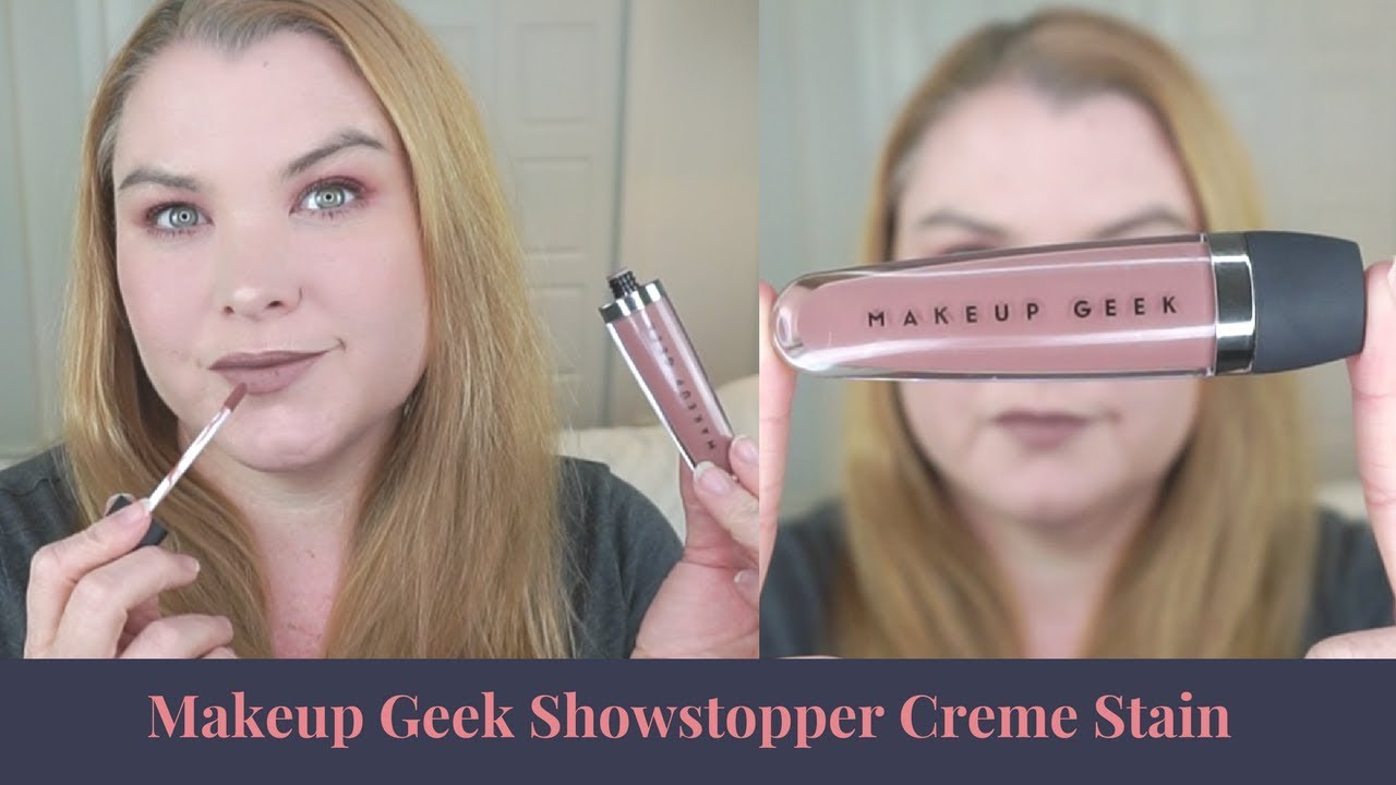 Makeup Geek Showstopper Creme Stain Review in the Shade Quickstep