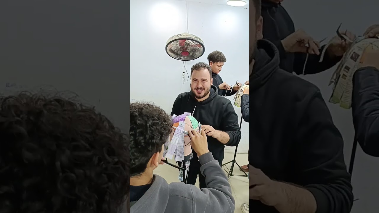 تدريب تمهيدي للمبتدئين بالحلاقه 