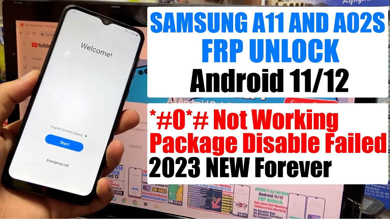 Samsung A02s/A11 FRP Bypass/Unlock Android 11/12 | Samsung A025F/A115F Google Account Bypass