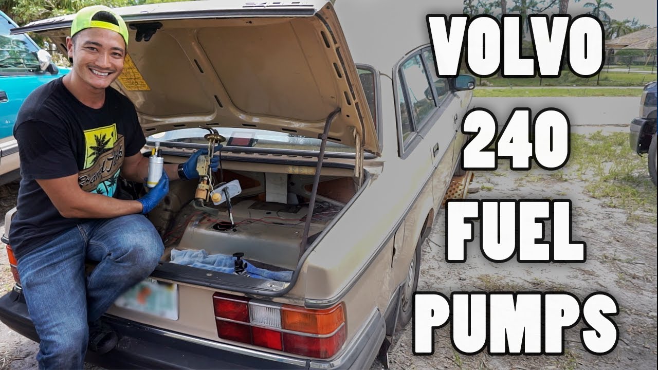 Как заменить топливные насосы в баке и основной топливный насос на Volvo 240 1986 года выпуска