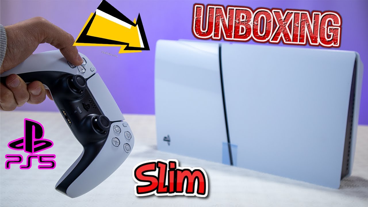 Распаковка PS5 Slim Диск Эдишн CFI-2000 - Новая Консоль PlayStation 5 - Последняя Модель