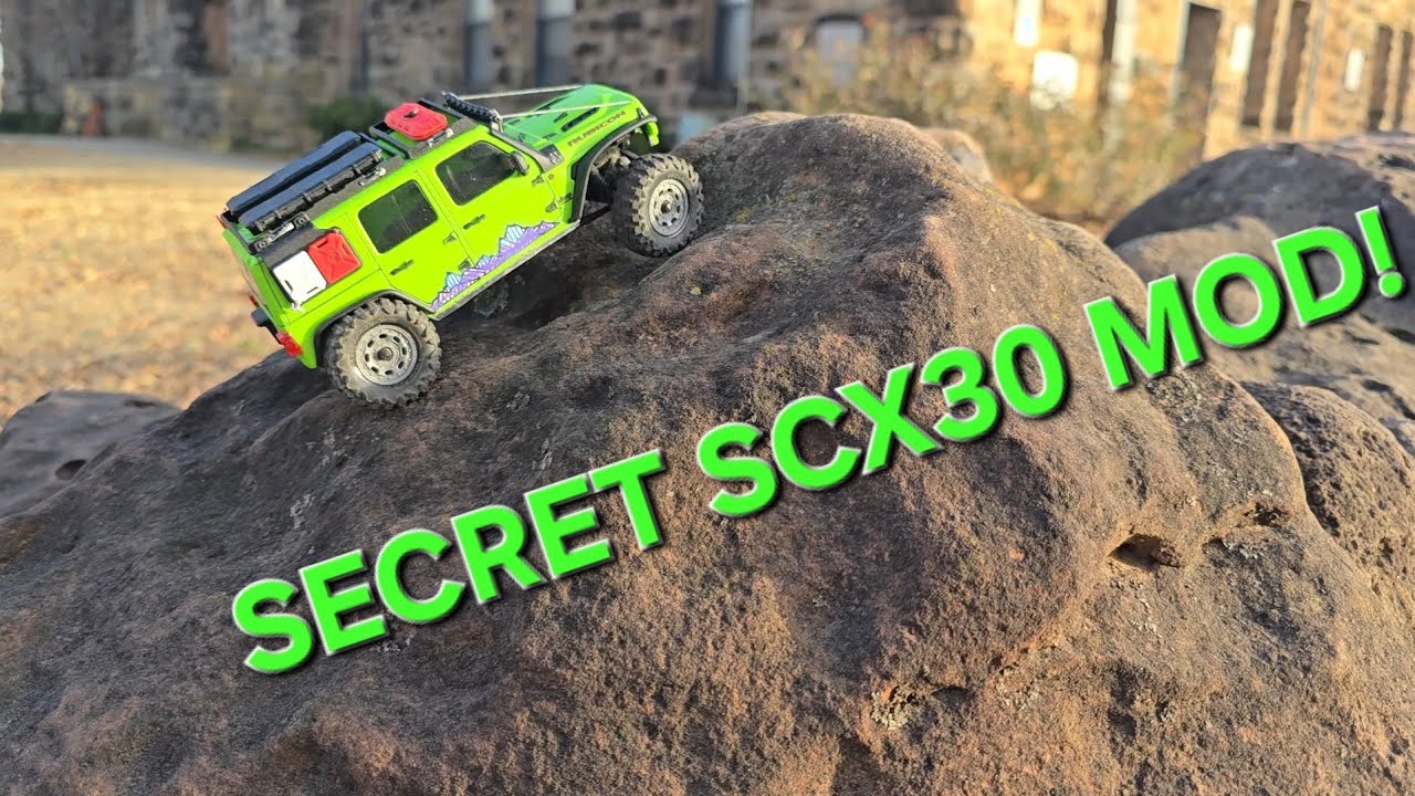 SCX30 Shock Tuning and SECRET FREE MOD!