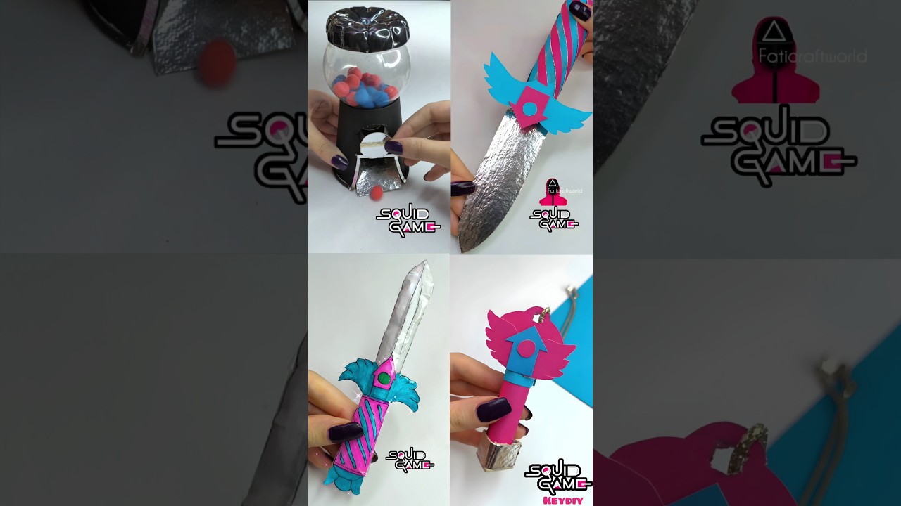 How to make All the DIY games from squid game 3 #shorts #squidgame #diy