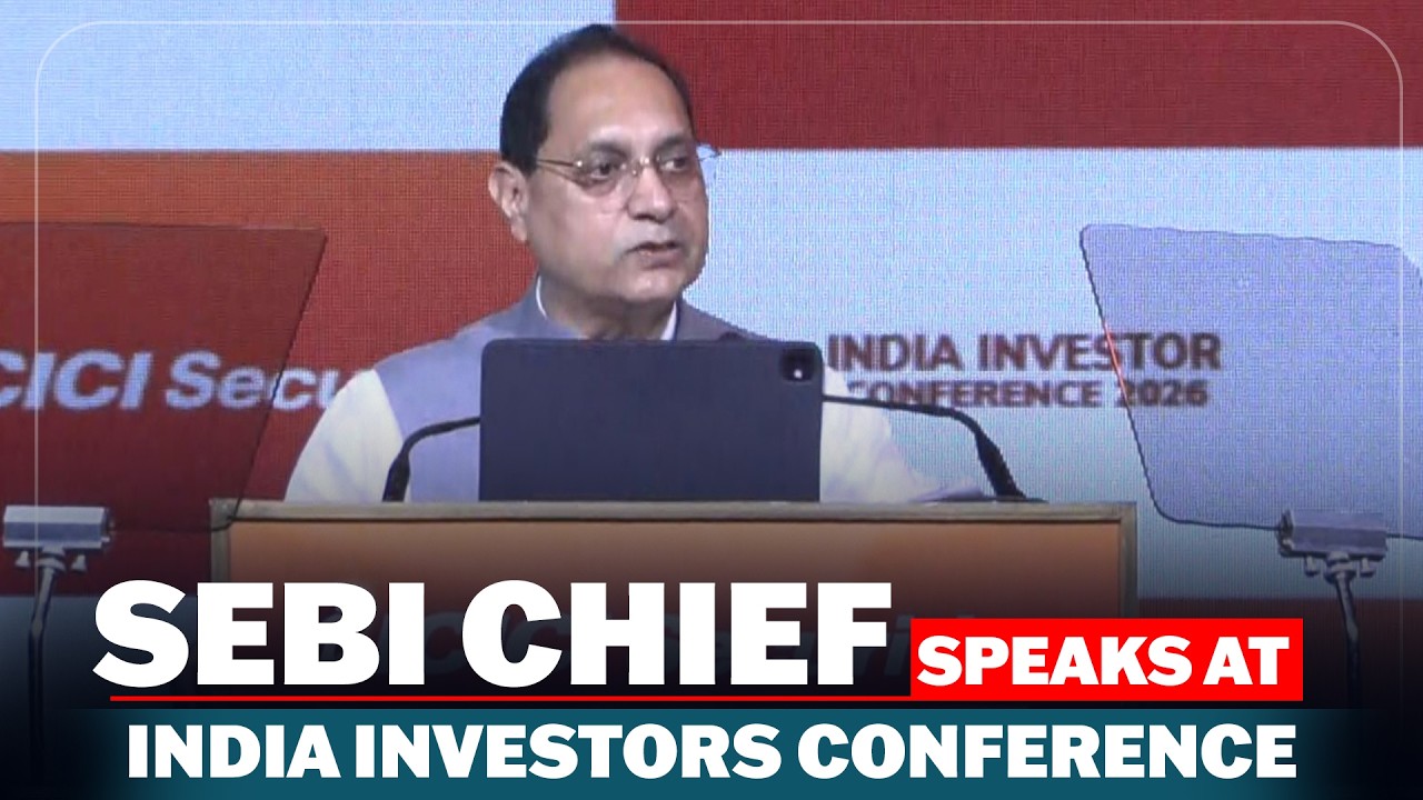 WATCH LIVE: SEBI Chairman Tuhin Kanta Pandey Attends India Investors Conference in Mumbai | Business
