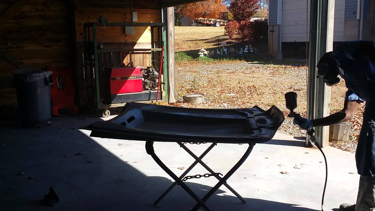 How to paint a fiberglass hood part 2