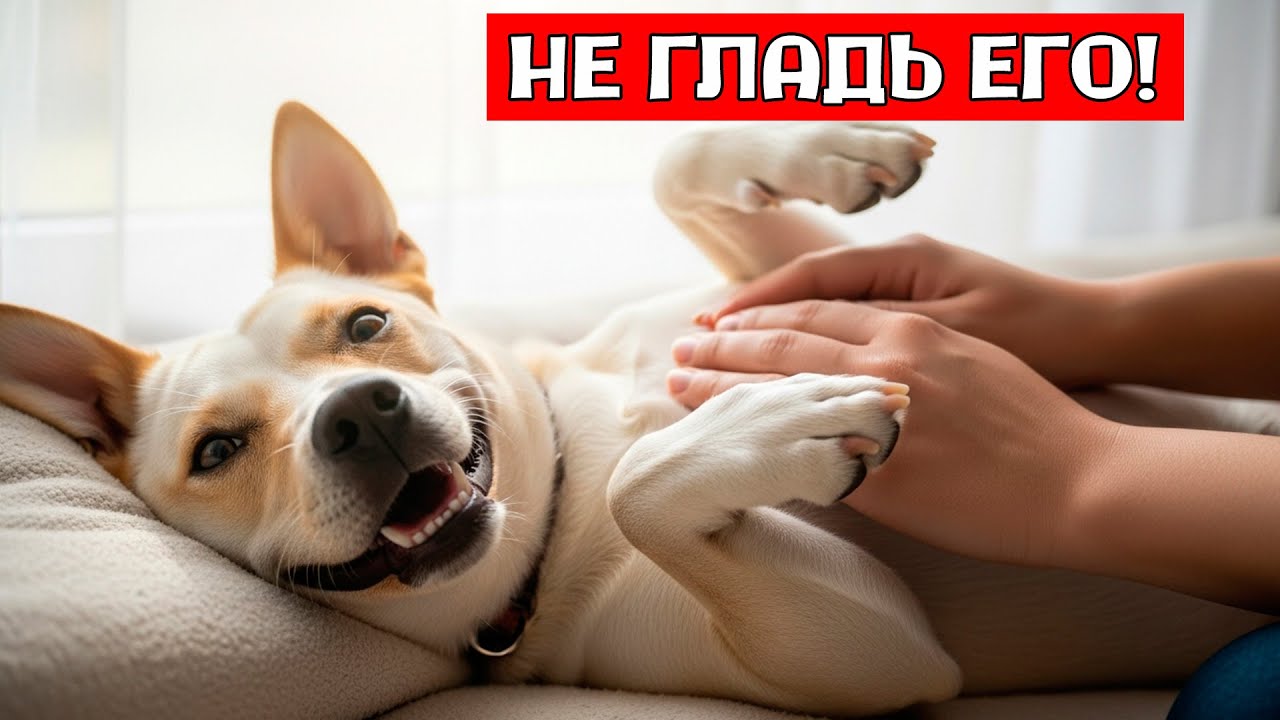 🐕 Почему Собака ПОКАЗЫВАЕТ Живот На Самом Деле?