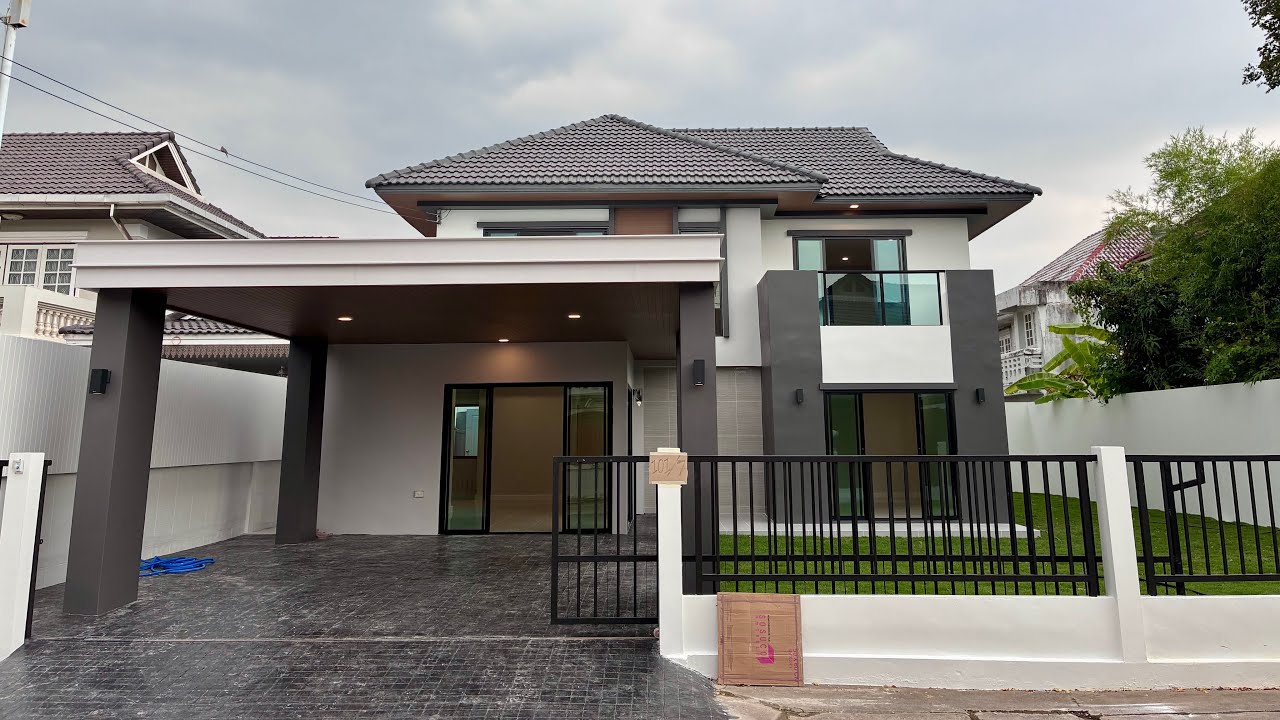 ขาย 7.59 ล้าน บ้านเดี่ยวโครงการ มณียา มาสเตอร์พีช รัตนาธิเบศร์ | ฟังชั่น 4 นอน 3 น้ำ 2 จอด 79.8ตร.ว.