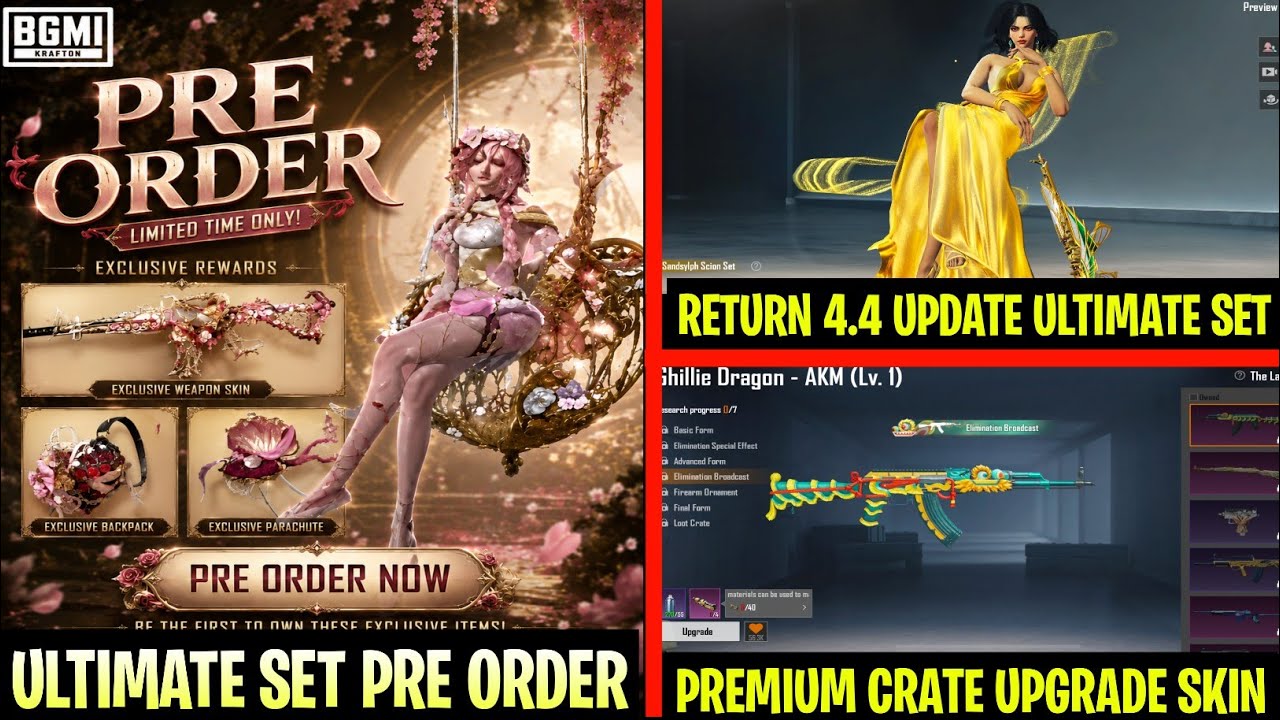 Bgmi New Ultimate Set Leaks Here | Next Ultimate Set Pre-Order Date |Next Premium Crate Upgrade Skin