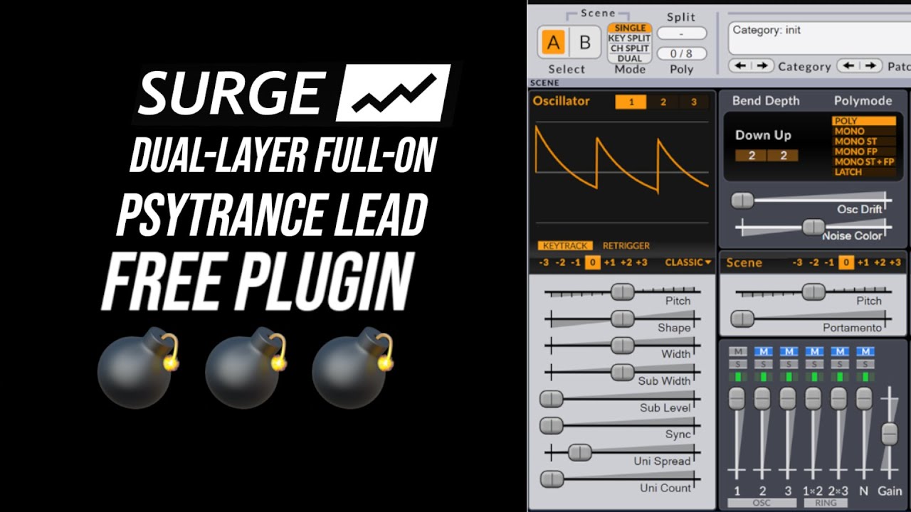 Layered Full-On Psytrance Leads with Vember Audio Surge (FREE Plugin!)