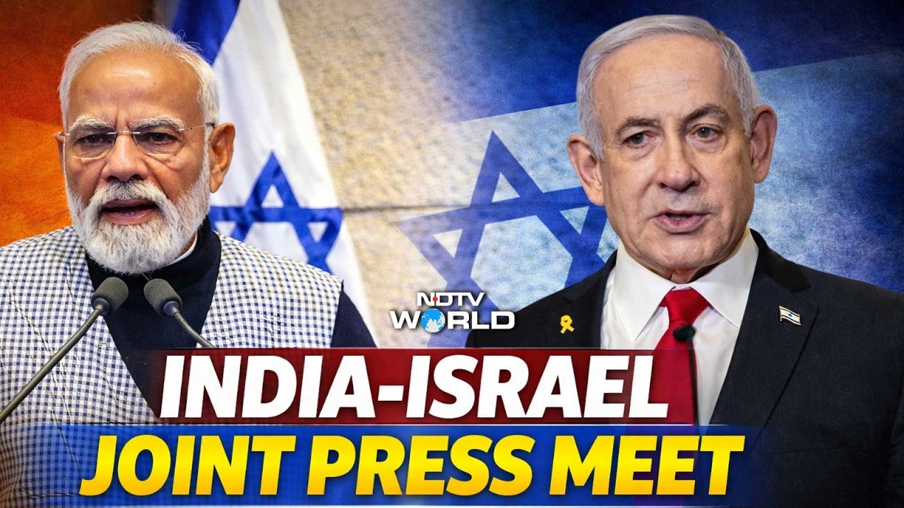 PM Modi LIVE Address | PM Modi And Israeli PM Benjamin Netanyahu Address Press Conference