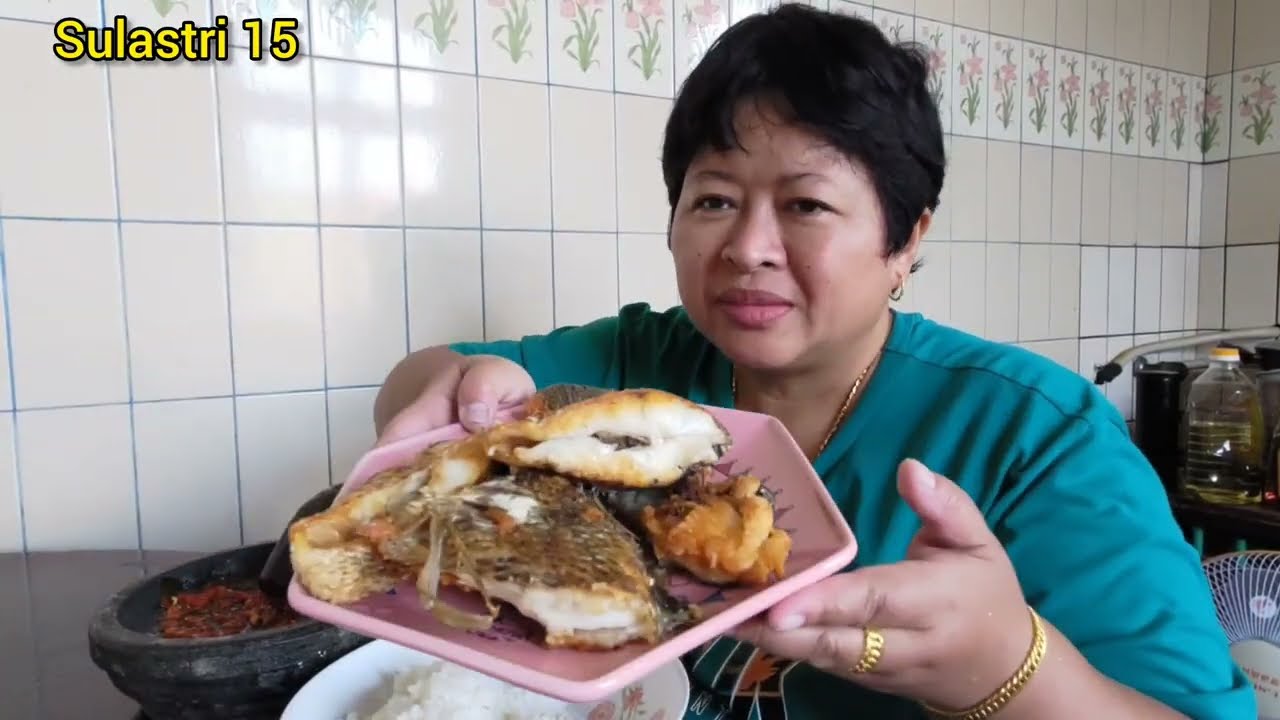 Sulastri 15 jadi kuli  perjerukan Marijan ‼️ Goreng ikan sambel terasi, di buru2 . Tkw Taiwan.