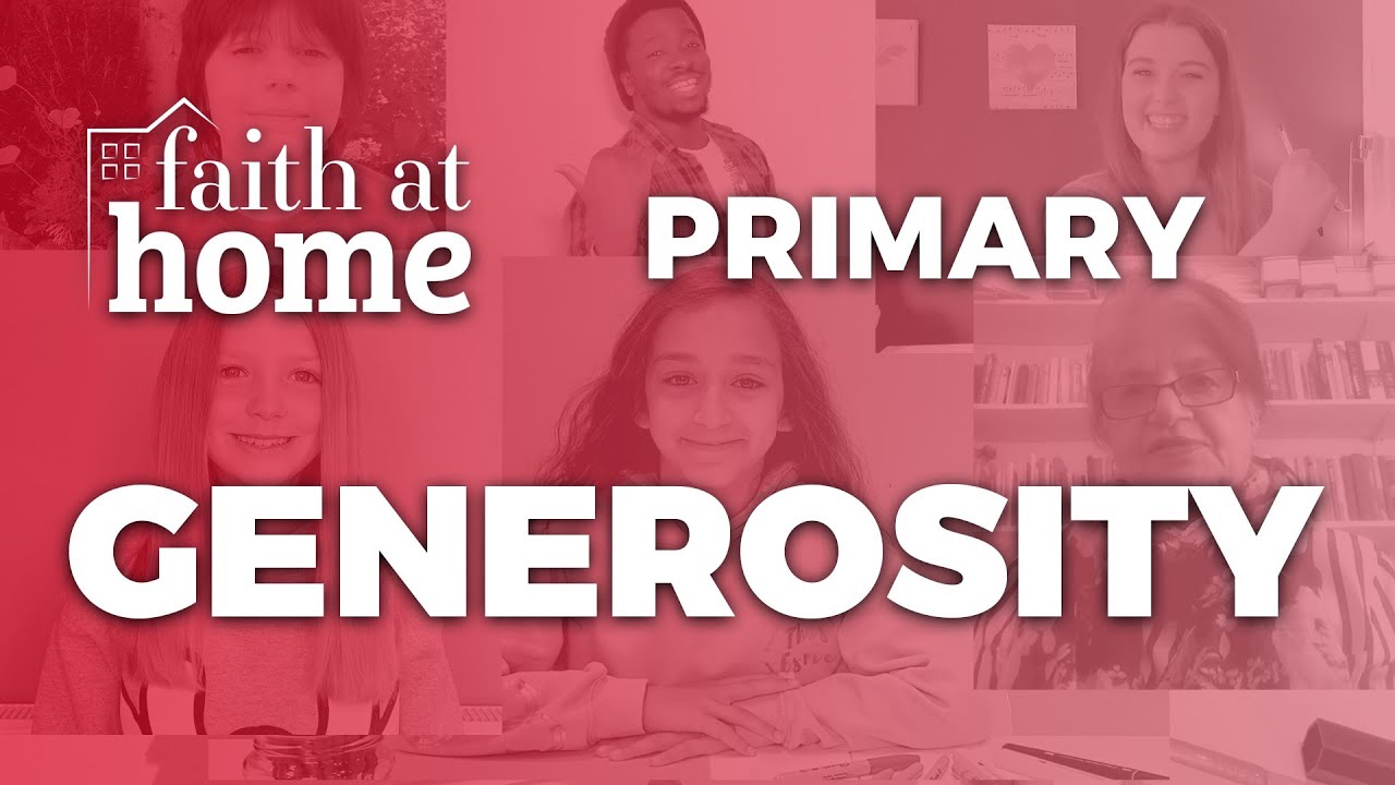 Faith At Home - Collective Worship for Primary Schools - Episode 8: Generosity