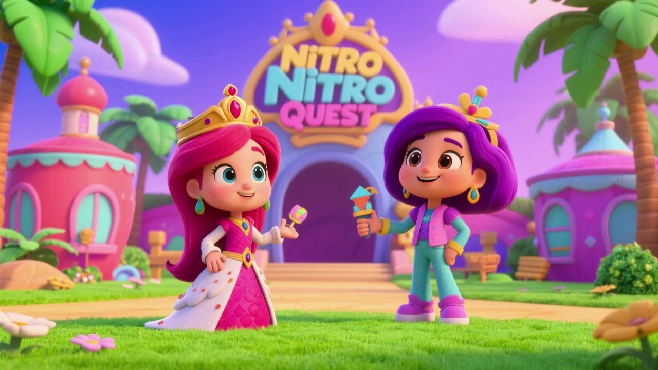 Queen Elsa&rsquo;s Nitro Quest ❄️🚀 | Fun Kids Song