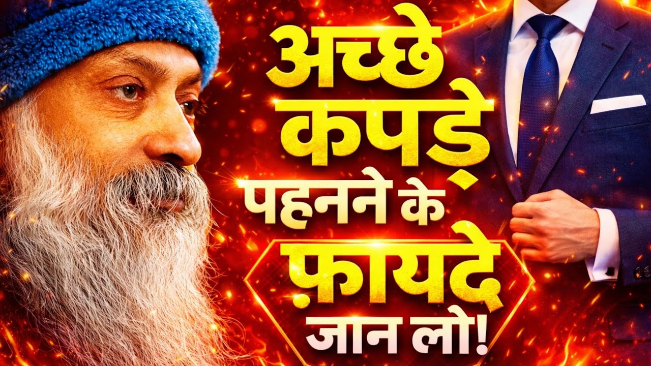 अच्छे कपड़े पहनने से क्या होता है | Osho Hindi Speech | Osho motivation | Osho Guide
