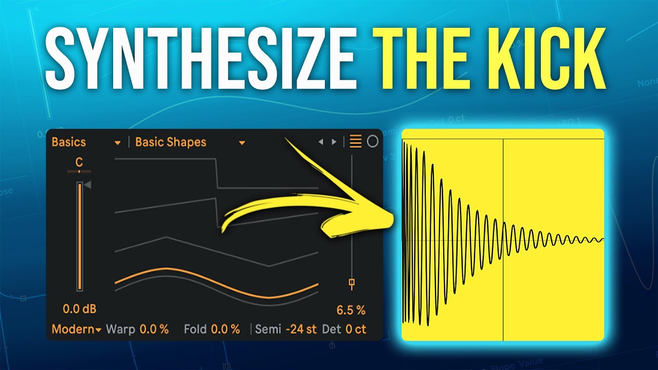 Synthesize Your Own Kick Drum in Ableton Wavetable & Stock Effects