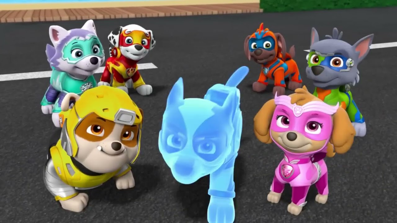 Paw Patrol Mighty Pups | Super Power Rescues I Superhero Kids Song | 3D Animation