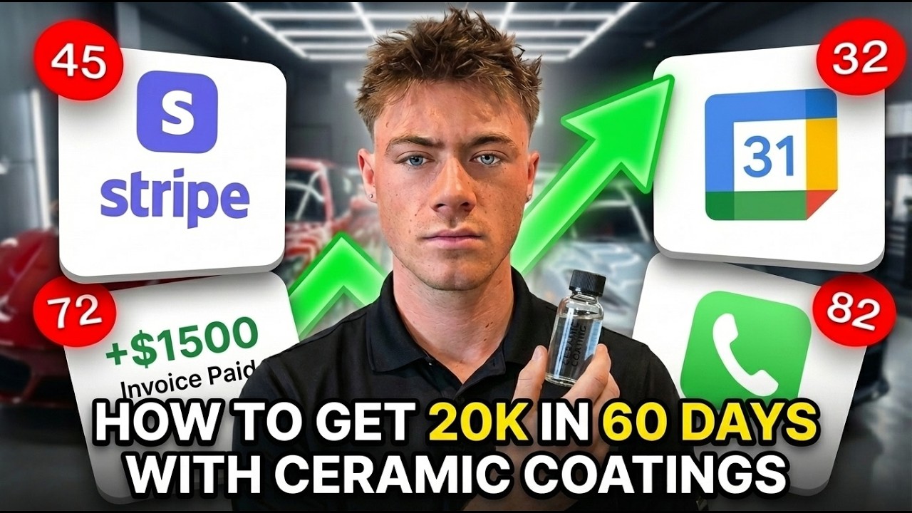How To Go From $5K To $20K/Month In 60 Days With Ceramic Coatings (Full Guide)