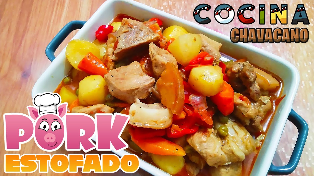 Estofado De Zamboanga, Pork Estofado, Pork Stew, Estofao de Puerco #CocinaChavacano #Estofado