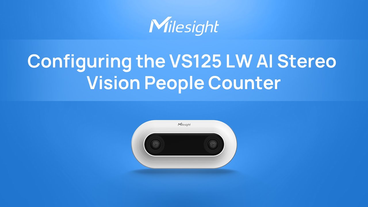 Configuring the VS125 LW AI Stereo Vision People Counter