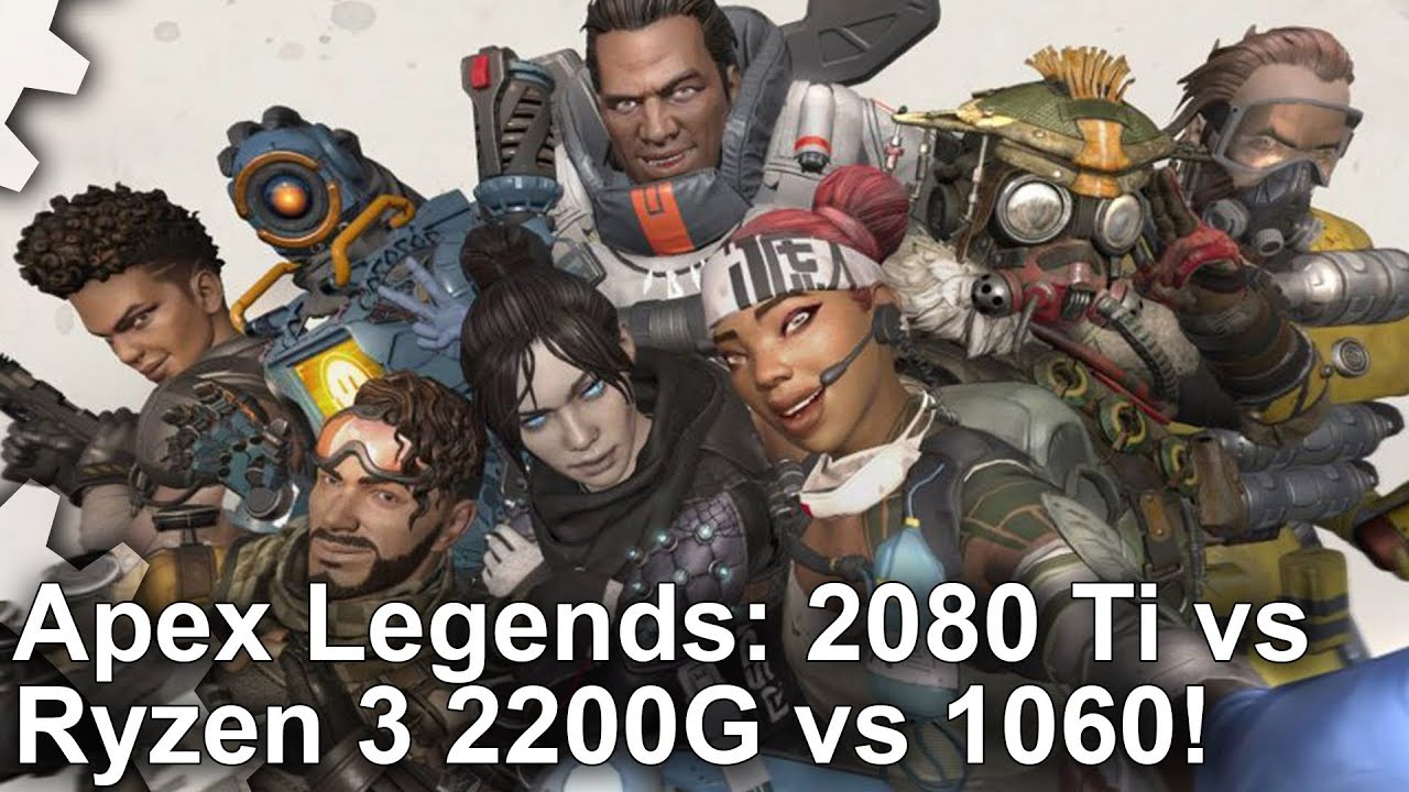 Apex Legends PC Live Play: Ryzen 3 2200G vs RTX 2080 Ti vs GTX 1060!
