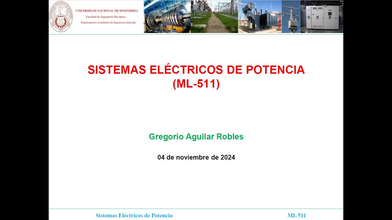 Clase 24 SISTEMA DE POTENCIA - Fallas - Componentes Simétricas