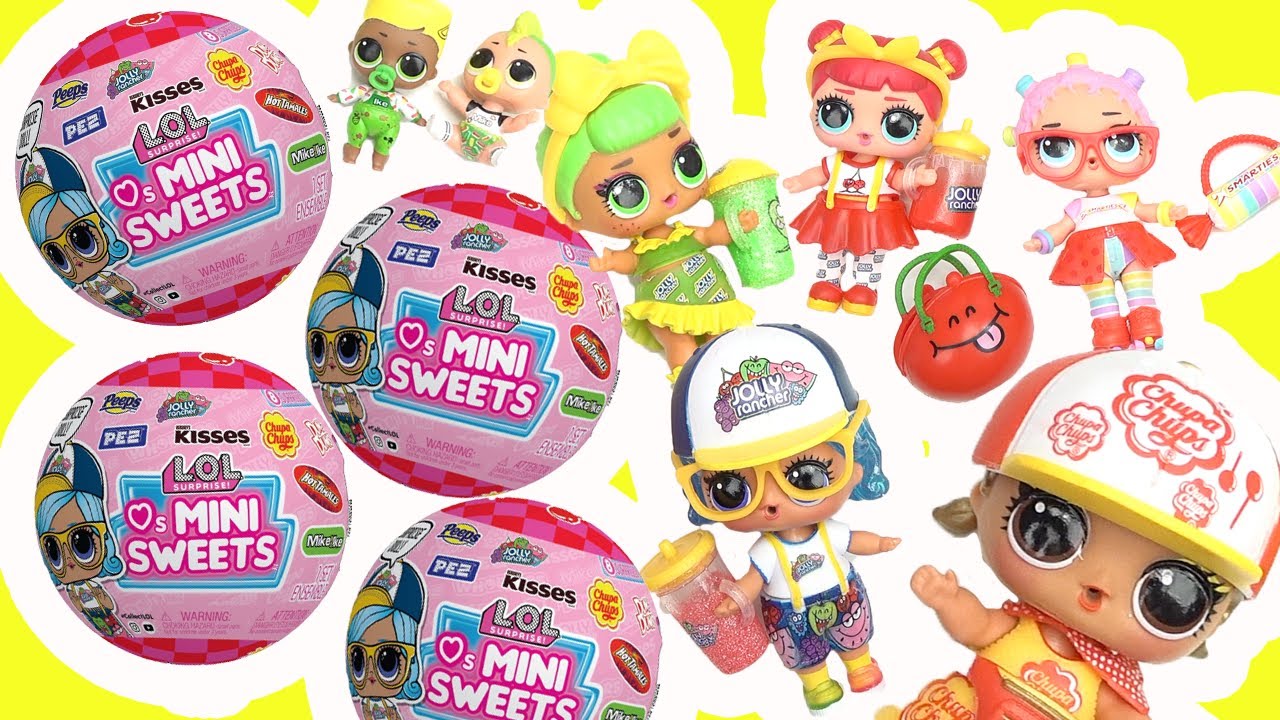 LOL Surprise Loves Mini Sweets Dolls Surprise Birthday Party with OMG Sisters