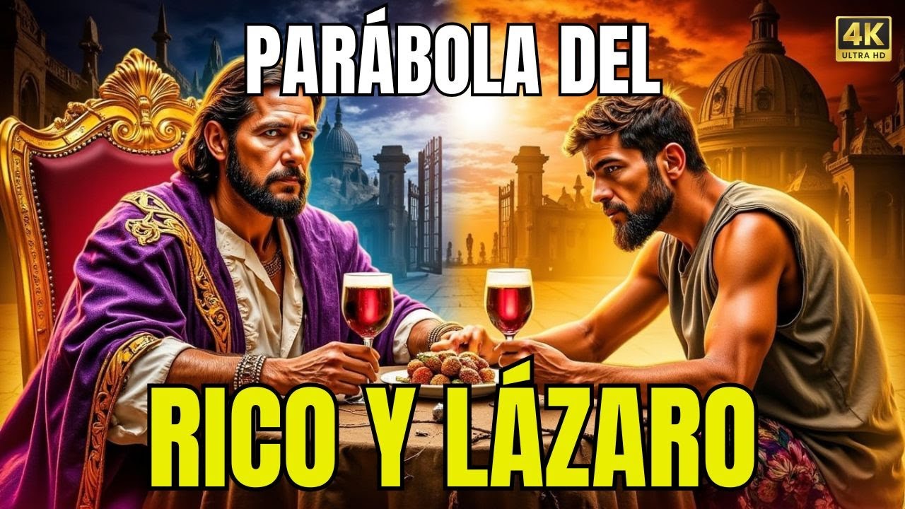 ⚖️ EL RICO Y LÁZARO: LA HISTORIA QUE CAMBIA TU VISIÓN DEL CIELO Y EL INFIERNO | ESCUCHA ESTO