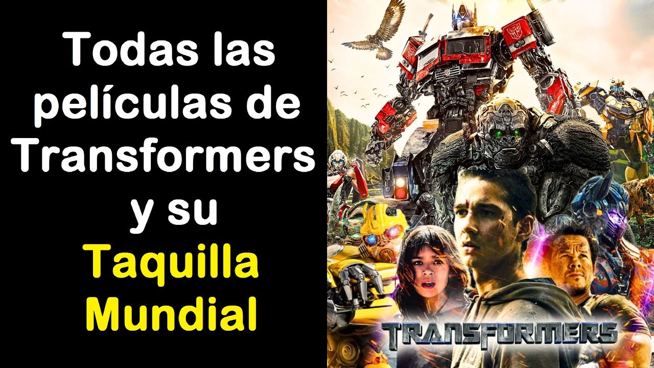 La Evolución de Transformers en la Taquilla Mundial. Desde la original al Despertar de las Bestias.