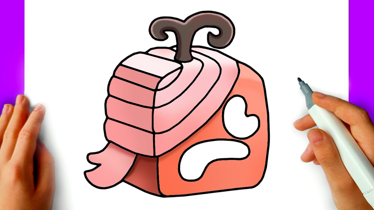 How to Draw Pain  Blox Fruits / Step by Step