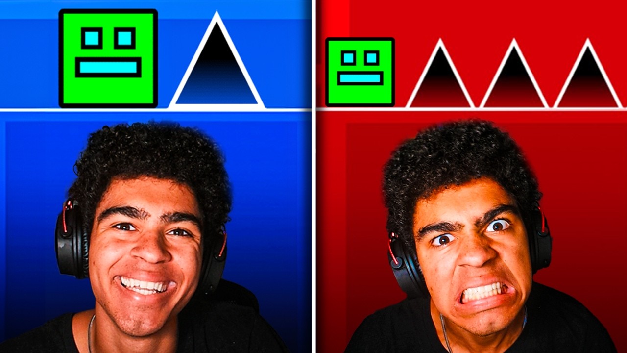 Я пытался попасть в случайные приключения (Geometry Dash)