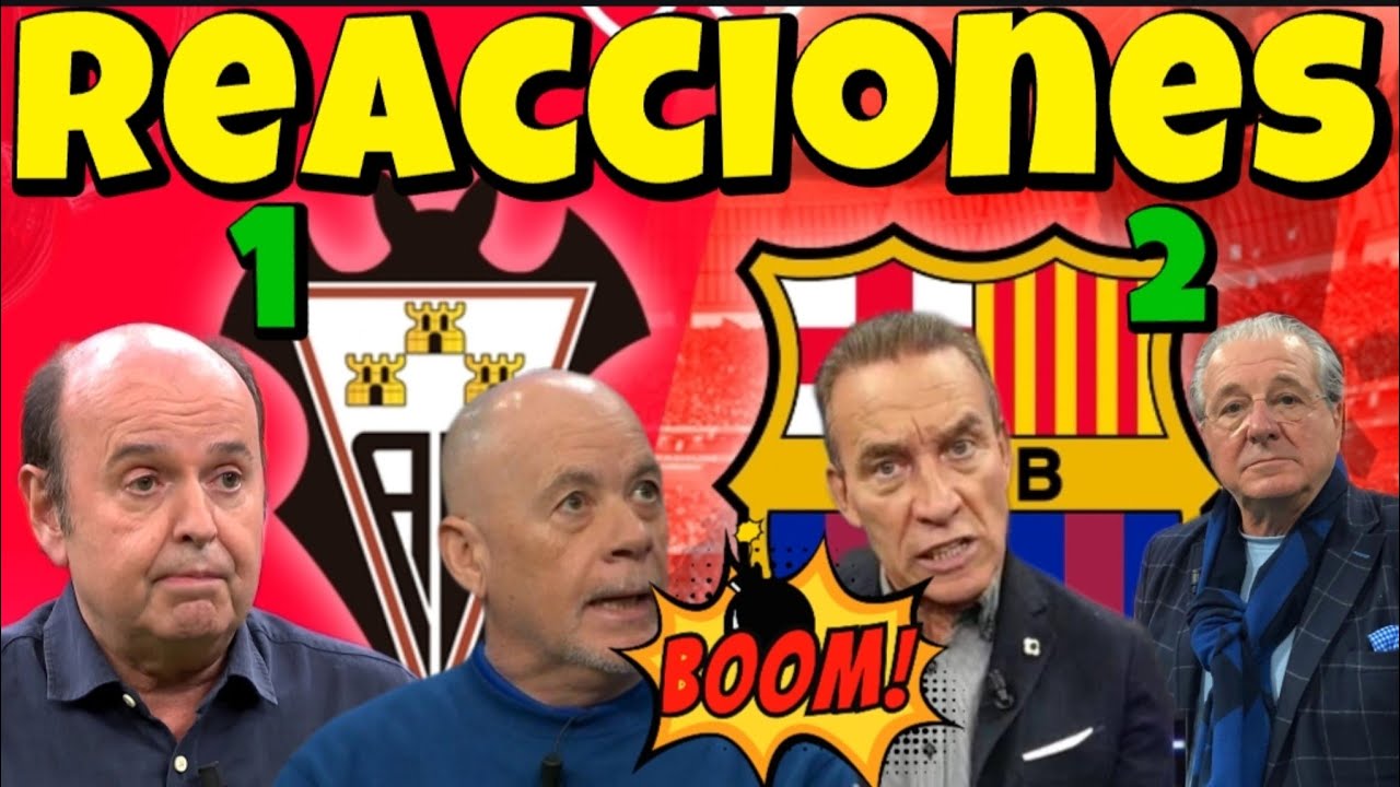 Las mejores reacciones y lloros al Albacete 1 Barça 2 copa del rey 