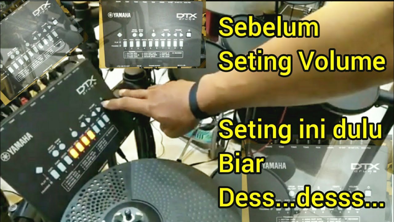Drum Yamaha DTX 452 432 402k Fungsi Gain & Cara Seting