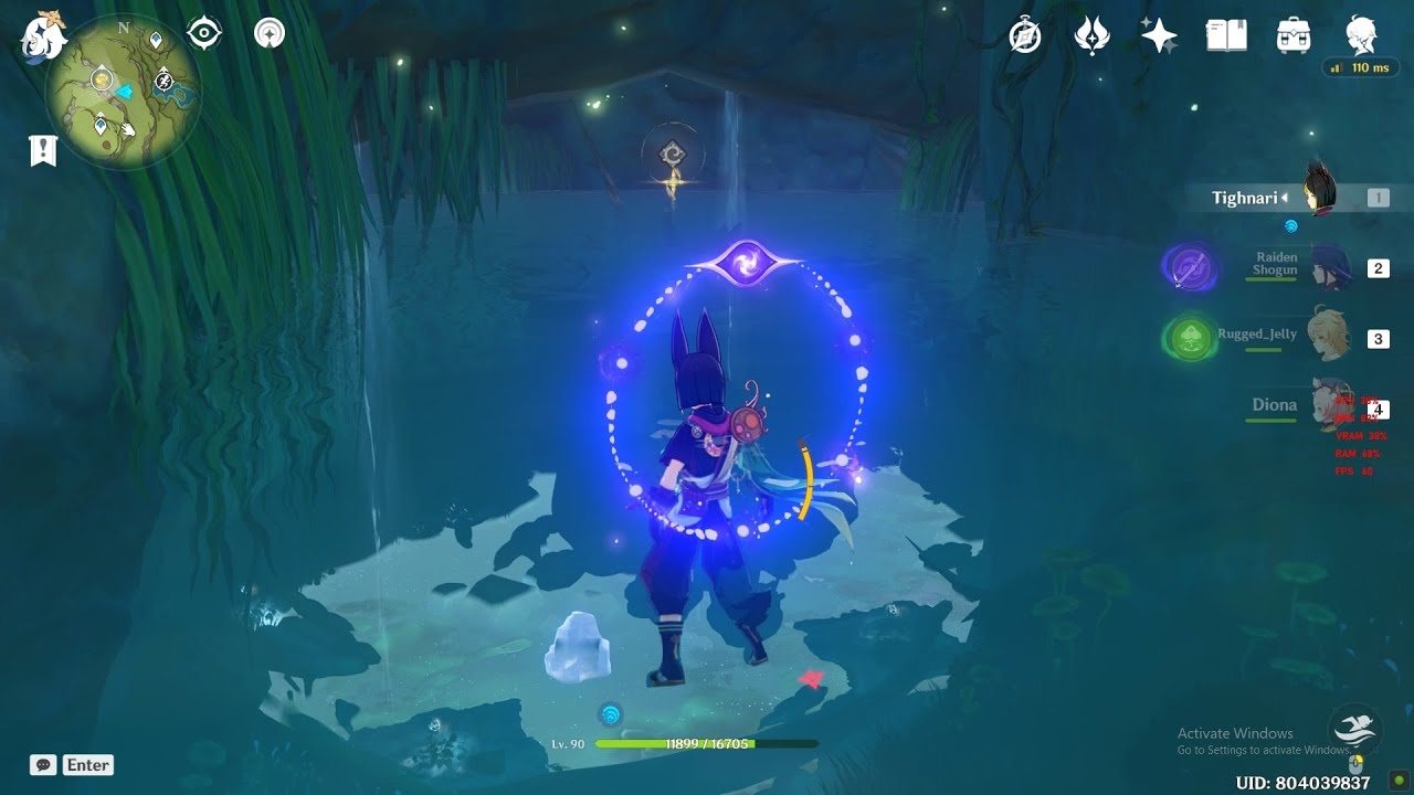 how to drain water after passing through green teleport thingy (pardis dhyai cave sumeru)