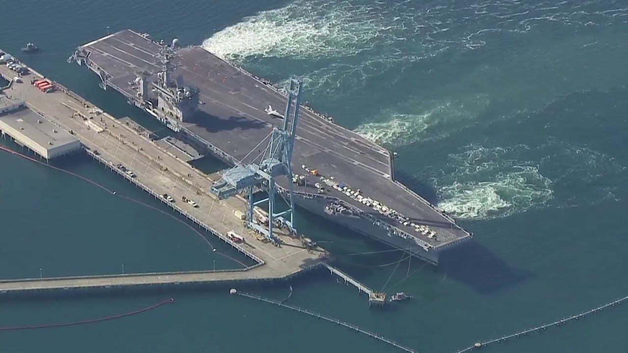 WATCH: USS Nimitz returns home to Puget Sound region after record deployment