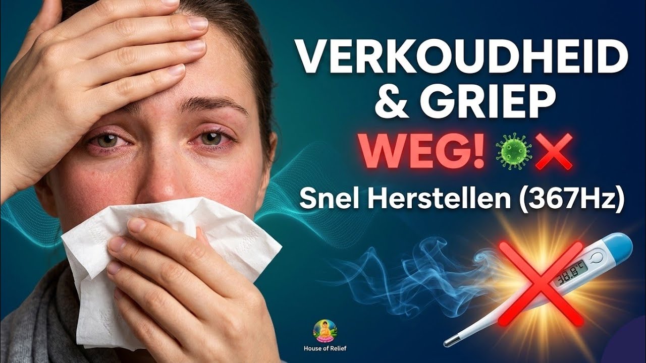 Snel Herstellen van Griep en verkoudheid | 367Hz + 20Hz Healing Frequencies 