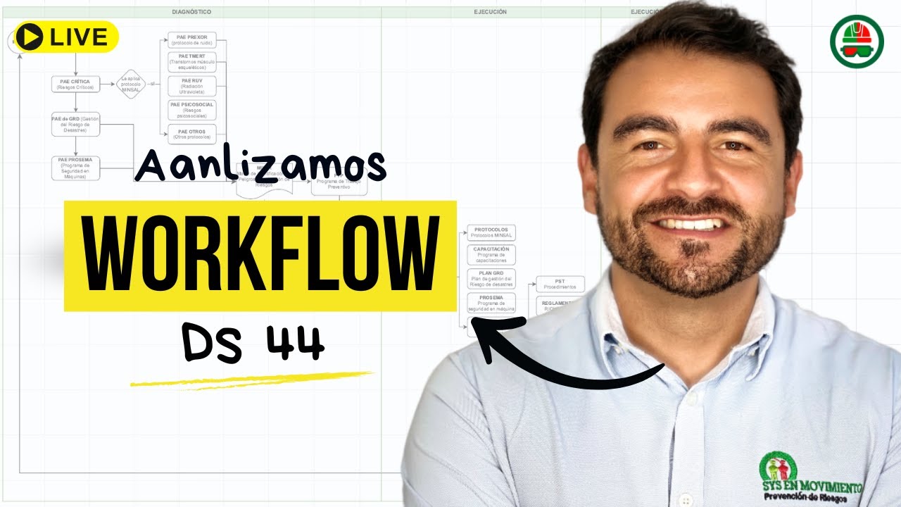 Flujo de trabajo completo del DS 44